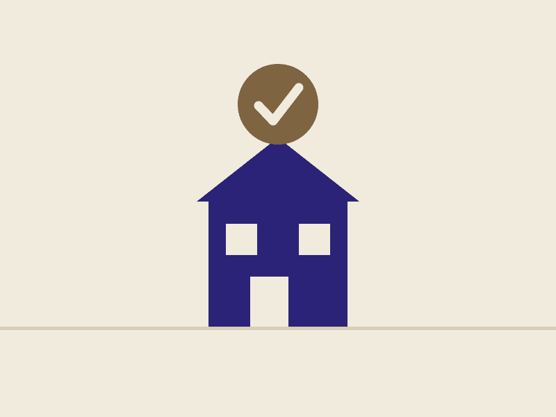 Haus mit Euro-Symbol